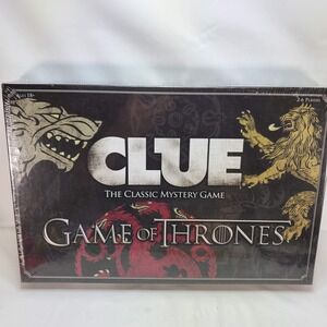 USAopoly Clue Game of‎ Thrones Board Game Black Sealed Mystery Collector NEW